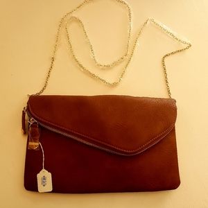 New - Brown Crossbody Purse